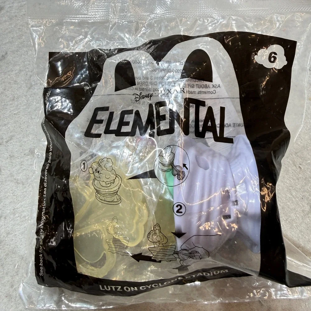 McDonalds Elemental Toy Unisex OS Yellow New Lutz on Cyclone Stadium #6 2023